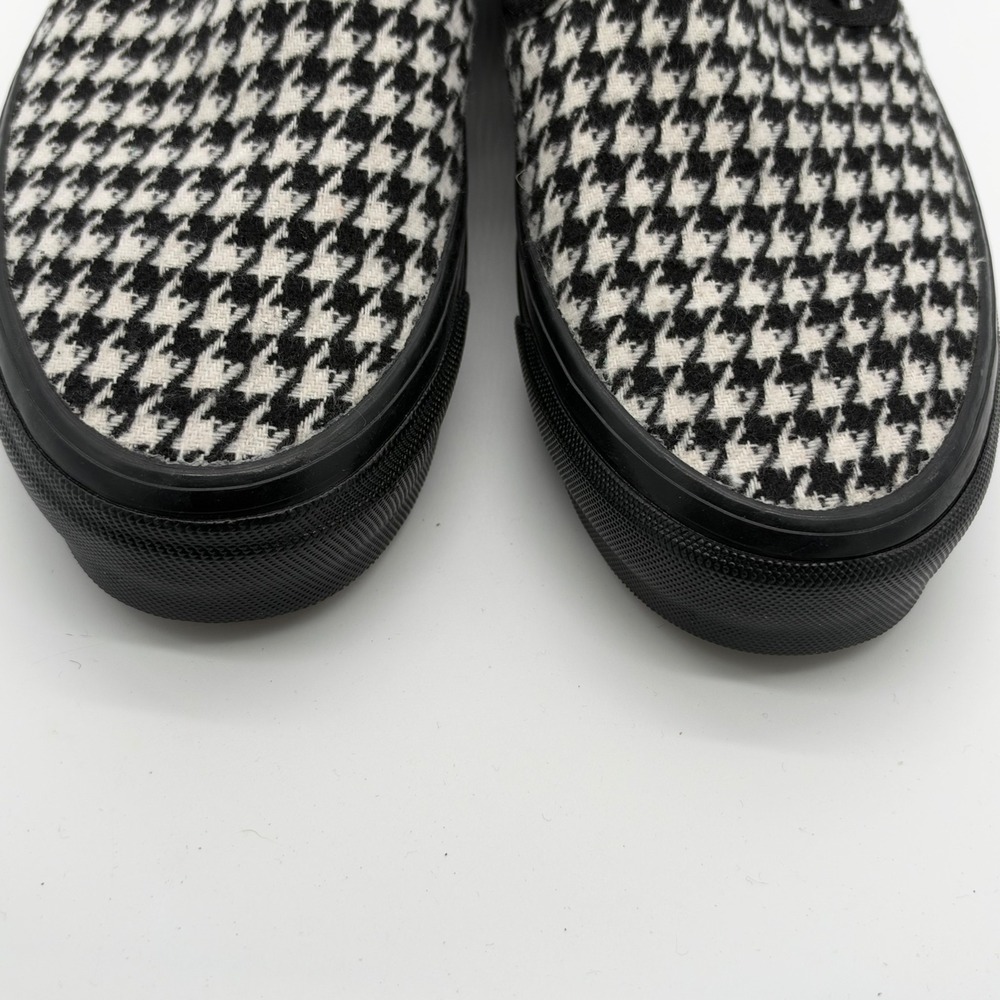Vans LX Classic 98 Slip-On Houndstooth Black White Men 7.5 Women 9 Sneakers NWOT - Picture 4 of 8